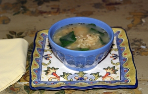 Soup Vegetable Chicken Orzo II